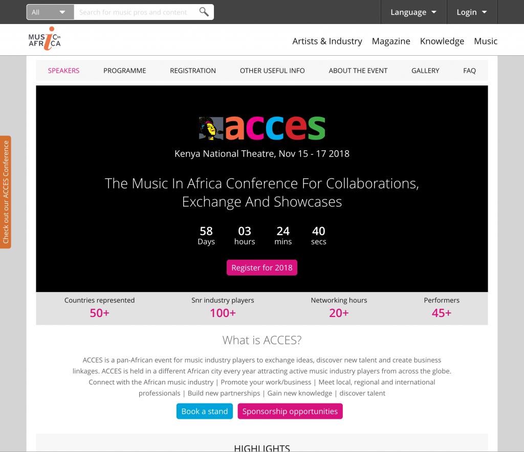 Music In Africa Conference 1