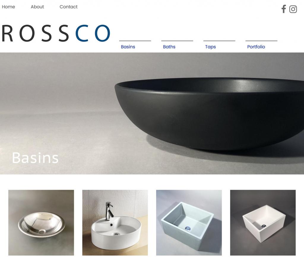 Rossco product category page